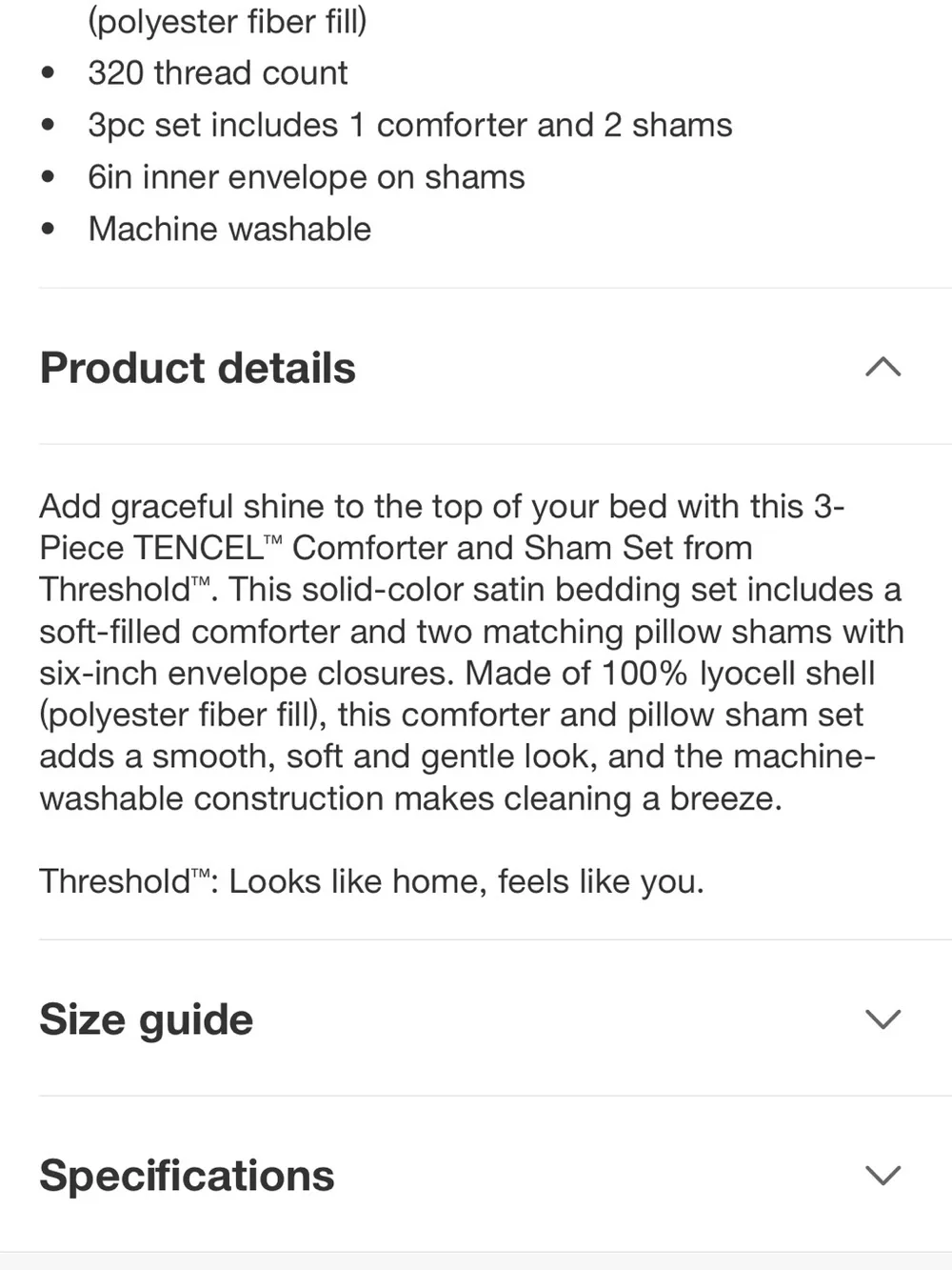 Threshold F/Q TencelComforter & Sham Set - Wine Red